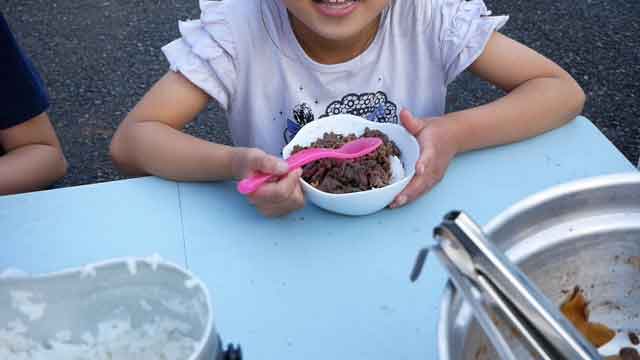 薪ストーブで簡単で美味しい！牛肉切落しで大和煮！