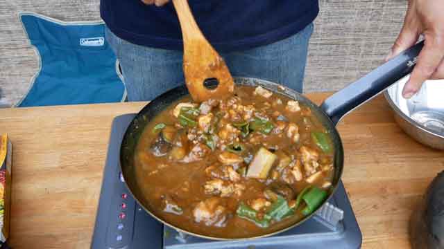 夏野菜チキンカレー