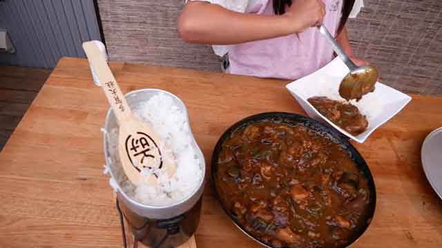 夏野菜チキンカレー